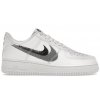 Nike Air Force 1 Low '07 Spray Paint Swoosh White Black Grey (Velikost 38,5)