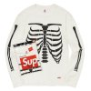 Supreme Hanes Bones Thermal Crew (1 Pack) Natural (Oblečení M)