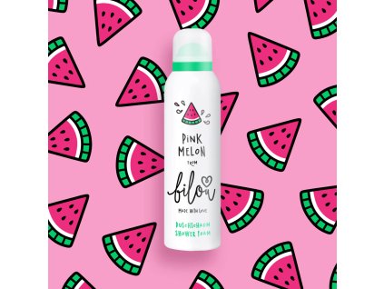 Pink Melon bilou sprchová pěna dětská děti vegan voňavá hebká aloe vera
