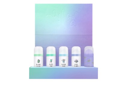 Set 5 ks Dreamy Rainbow sprchová pěna dětská děti vegan voňavá hebká aloe vera