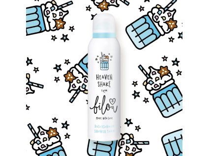 bilou Heaven Shake sprchová pěna dětská děti vegan voňavá hebká aloe vera