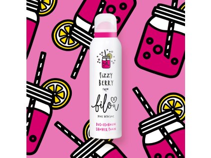 bilou FizzyBerry sprchová pěna dětská děti vegan voňavá hebká aloe vera
