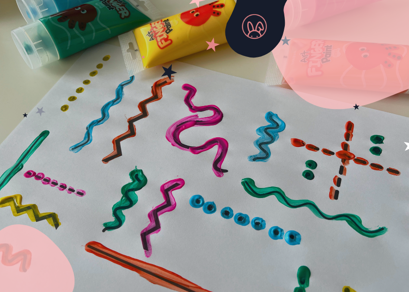 Aktivita pre deti: Obťahuj farbami (predpríprava na písanie)