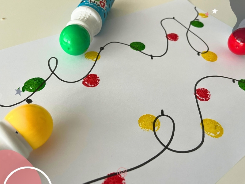 Reťaz s DOT painting farbami