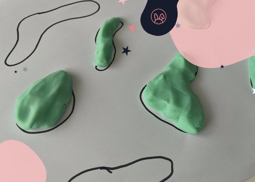 Jednoduché modelovanie z plastelíny - FĽAKY