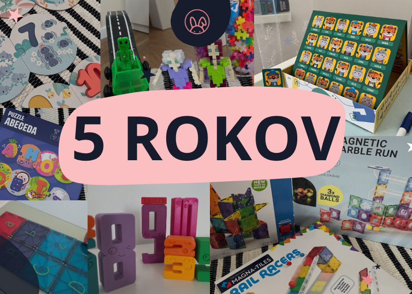 NAJ darček pre 5 ročné dieťa: 6 praktických tipov