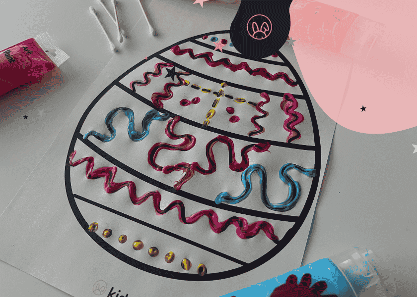 Edukačná veľkonočná aktivita: Obkresli vajíčko