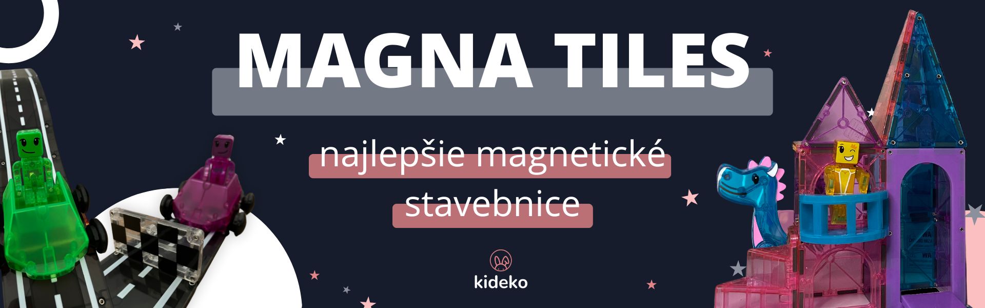 Magna tiles - najlepšie magnetické stavebnice