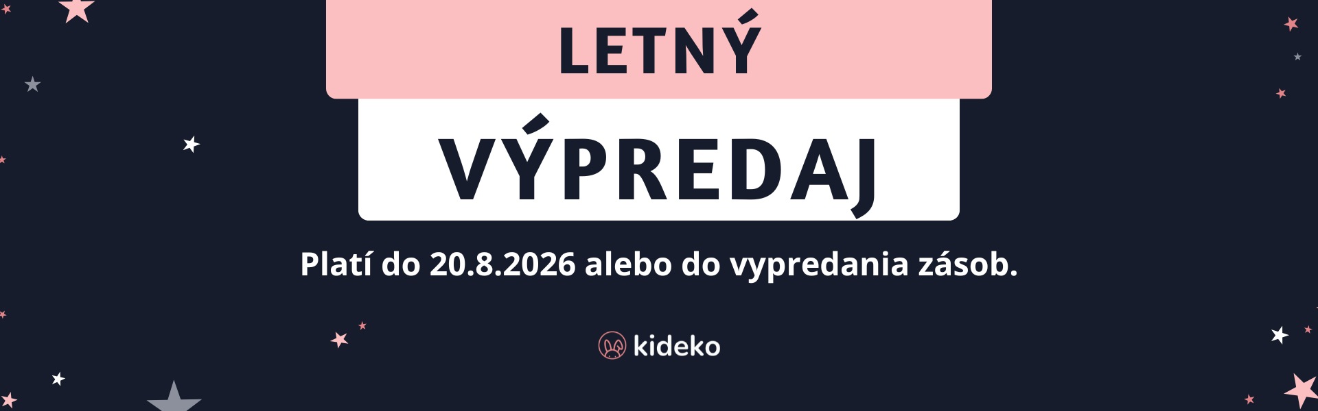 Letný výpredaj info pre zákazníkov