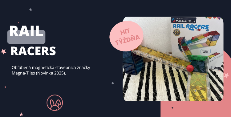 RAIL RACERS patentovaná guľôčková dráha Magna-Tiles