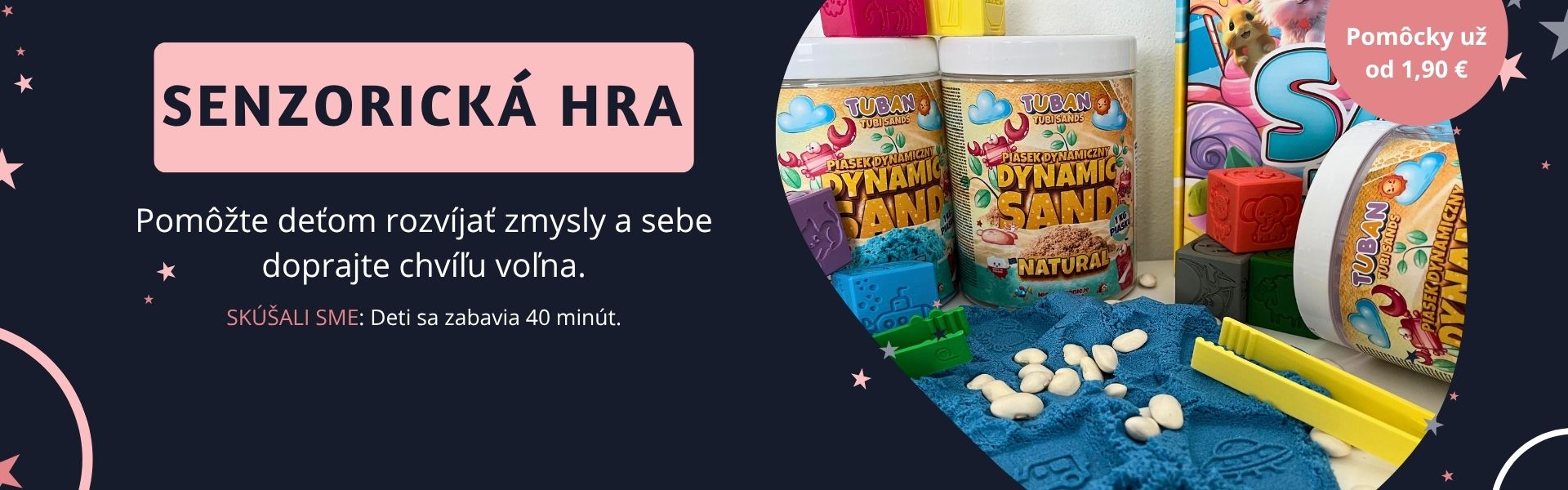 Senzorická hra - ten najlepší rozvoj detí
