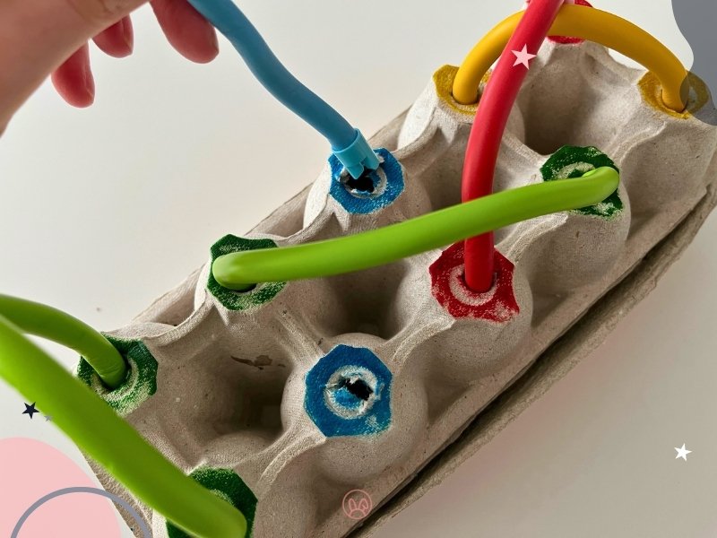 hlavolam vajicka farby