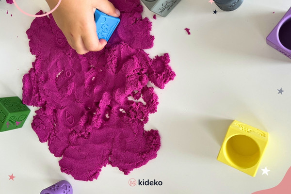 sensory play kocky pre 2 ročné dieťa