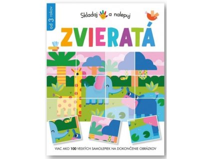 Zvieratá - Skladaj a nalepuj