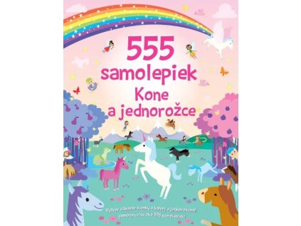 555 samolepiek - Kone a jednorožce