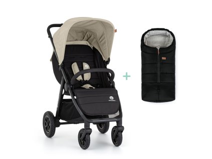 PETITE&MARS Kočík športový Airwalk2 Sahara Beige + PETITE&MARS fusak Jibot ZADARMO