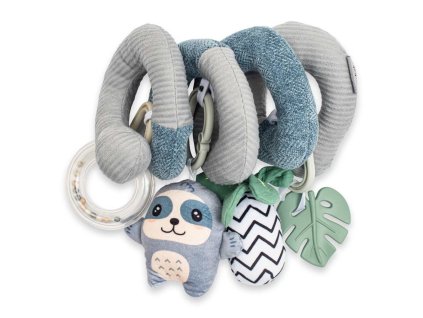 new baby plyšová špirála na postielku autosedačku leňochod