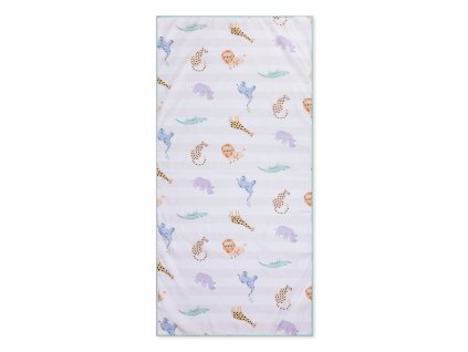 Plážový uterák z mikrovlákna 135 x 65 Safari