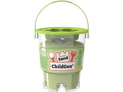 Magický (kinetický) piesok vo vedierku Green