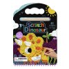 Vyškrabávací blok Dinosaury 6 obrázkov