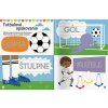 Futbal - Veľké samolepky pre malé ruky