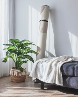 Ne každý chce mít dětský koutek rozložený celý den. Rolovací podložku během chvilky rozvinete a stejně snadno ji zase...