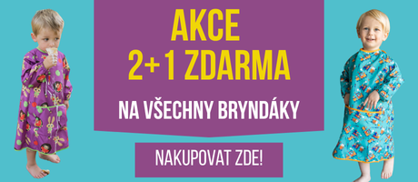 Akce 2+1 zdarma na všechny bryndáky Tidy Tot