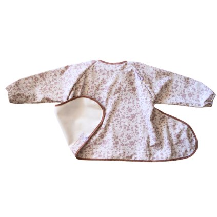 Bryndák s přísavkami Tidy Tot Cover & Catch dlouhý rukáv - Fleur de Jardin Rose
