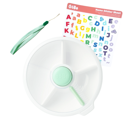 GoBe Snack Spinner Slide velký Mint Green + popruh a samolepky zdarma