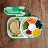 GoBe Lunchbox 2v1 Sage Green + popruh a samolepky zdarma
