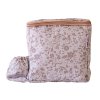Silikonový talíř EasyMat Mini s přísavkami a termo taškou Fleur de Jardin Rose