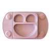 Silikonový talíř EasyMat Mini s přísavkami a termo taškou Fleur de Jardin Rose