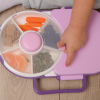 GoBe Lunchbox 2v1 Grape Purple + popruh a samolepky zdarma