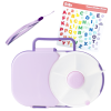 GoBe Lunchbox 2v1 Grape Purple + popruh a samolepky zdarma