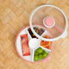GoBe Snack Spinner Slide velký Coral Pink + popruh a samolepky zdarma