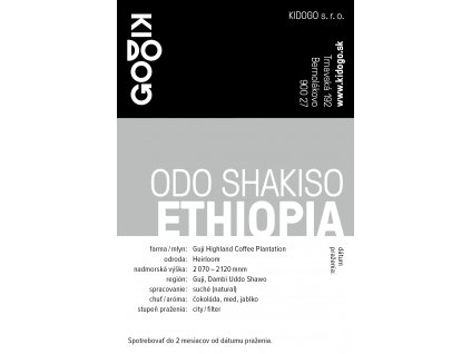 Kidogo etikety Odo Shakiso