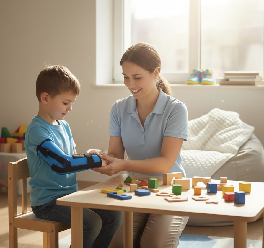 Kedy lekár odporučí termoplastickú dlahu? Všetko o pevnej fixácii ruky pre deti