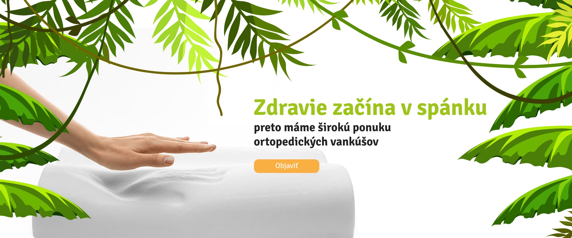 Ortopedické vankúše