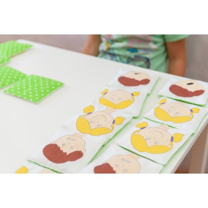 1161 mymoo montessori textilne pexeso 16 parov emocie