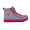 Billy Footwear - Classic, šedo-ružové, členková obuv 22100-050-normal (Velikost 28)