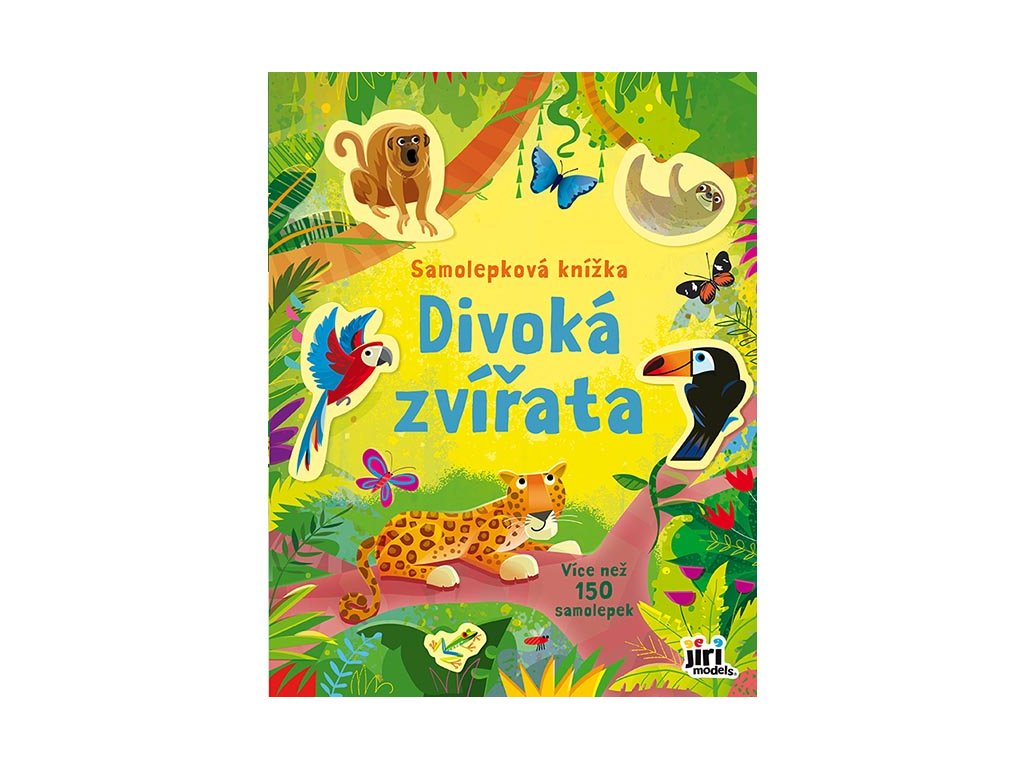 Samolepková knížka Divoká zvířata