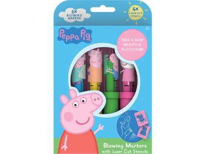 Foukací fixy Prasátko Peppa