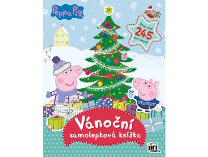 Vánoční samolepková knížka Prasátko Peppa