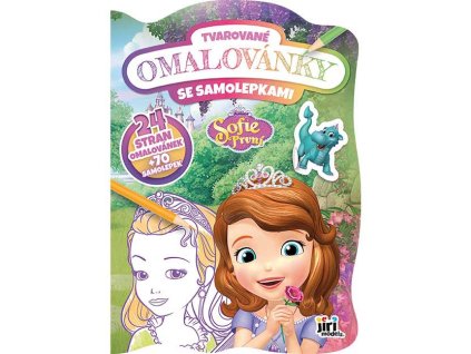 Tvarované omalovánky Sofie První
