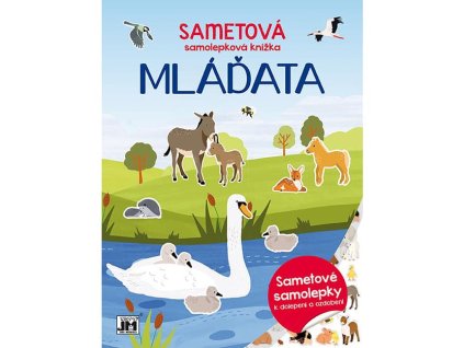 Sametová samolepková knížka Mláďata