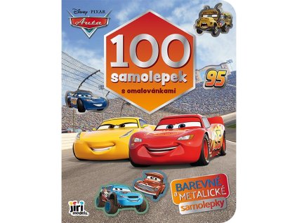 100 samolepek s omalovánkami Auta
