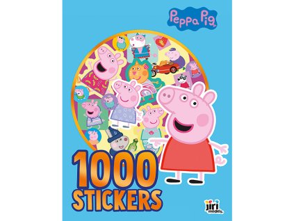 1000 samolepek v sešitu Prasátko Peppa