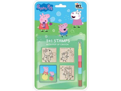 Razítka 3+1 s voskovkou Prasátko Peppa