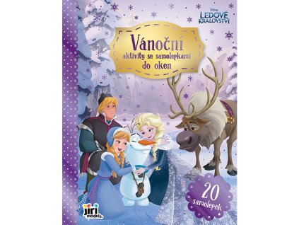 Vánoční aktivity se samolepkami do oken Ledové království