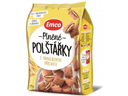 Emco Plněné polštářky s vanilkovou příchutí 175g